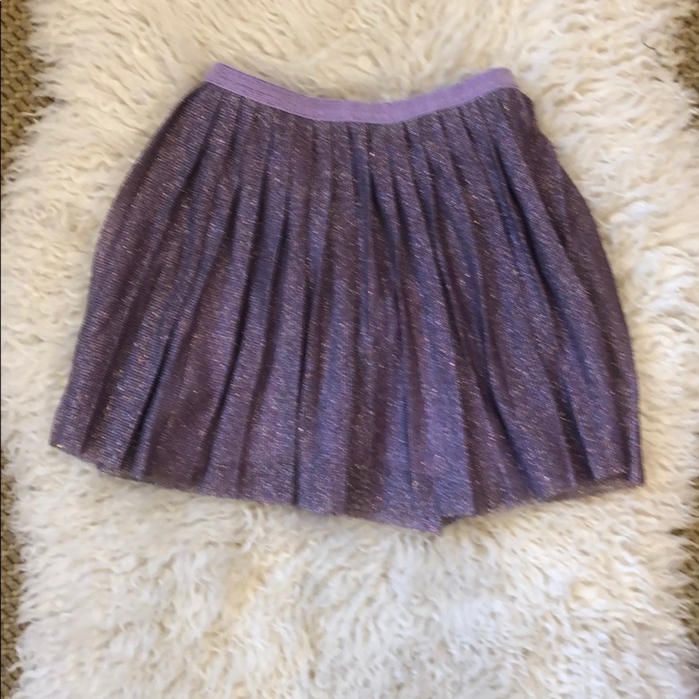 Purple sparkly skirt